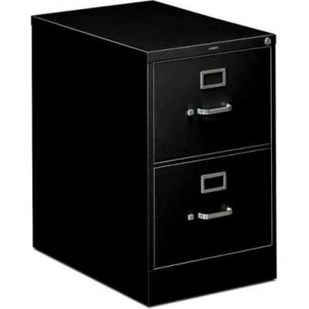 OFM HON® - 310 Series 2 Drawer Vertical File 26-1/2"D Legal Black HON312CPP